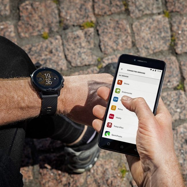 Suunto - ceas sport 7, ceas inteligent cu GPS si functii avansate pentru sport - negru