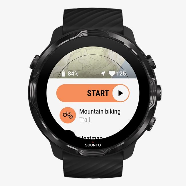 Suunto - ceas sport 7, ceas inteligent cu GPS si functii avansate pentru sport - negru