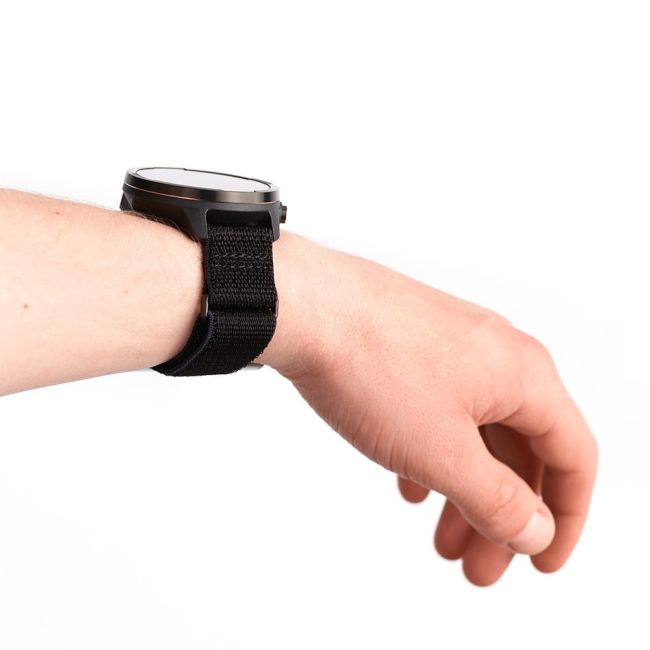 Suunto - curea textila pentru ceas, Athletic 6 Textile Strap pentru 7/ 9/ D5/ Spartan - 24mm - loop negru