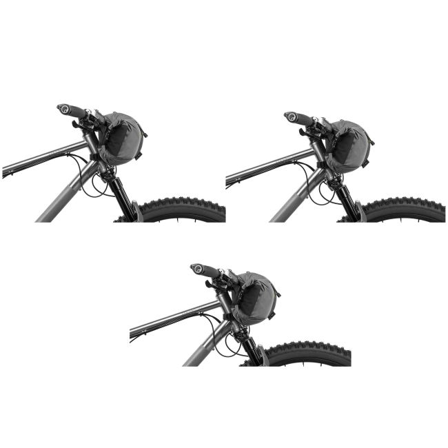 Apidura - geanta bicicleta cu prindere pe ghidon, Backcountry 2.0 Handlebar Pack 11 litri - gri negru galben
