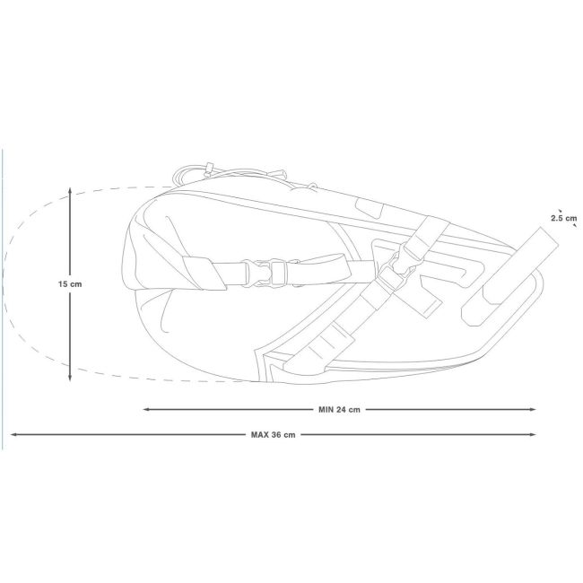 Apidura - geanta bicicleta cu prindere sub sa, Backcountry Saddle Pack  6 litri - gri negru galben