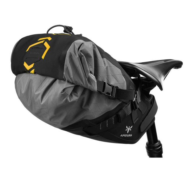 Apidura - geanta bicicleta cu prindere sub sa, Backcountry Saddle Pack  6 litri - gri negru galben