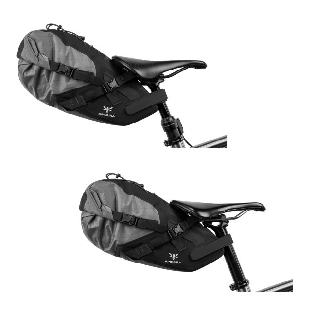 Apidura - geanta bicicleta cu prindere sub sa, Backcountry Saddle Pack  6 litri - gri negru galben