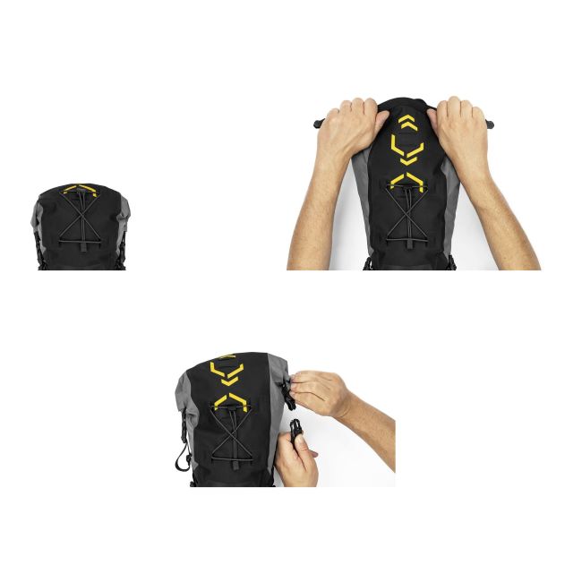 Apidura - geanta bicicleta cu prindere sub sa, Backcountry Saddle Pack  6 litri - gri negru galben