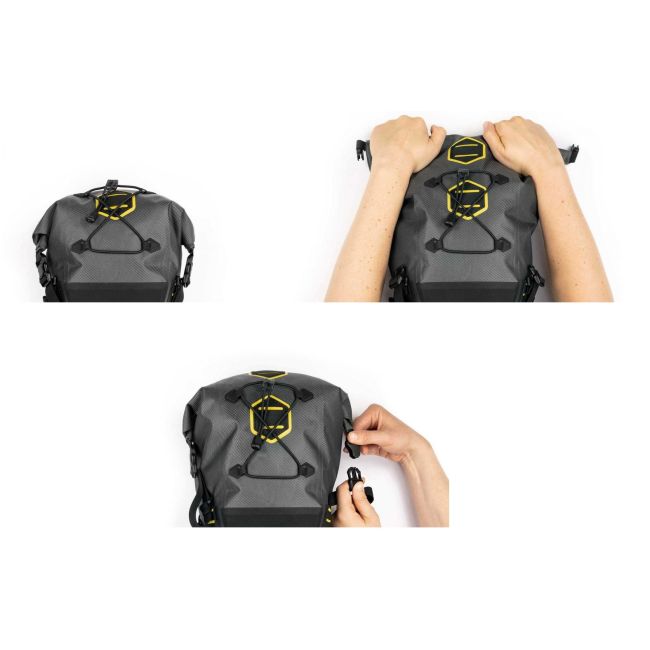 Apidura - geanta bicicleta cu prindere sub sa, Expedition Saddle Pack 17 litri - gri negru galben