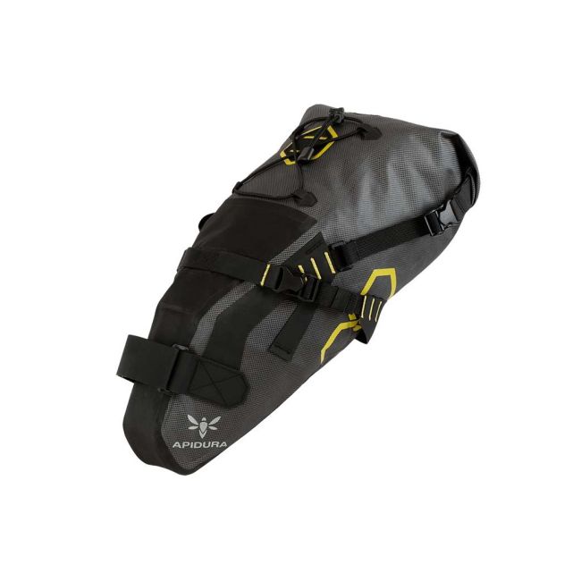 Apidura - geanta bicicleta cu prindere sub sa, Expedition Saddle Pack 9 litri - gri negru galben