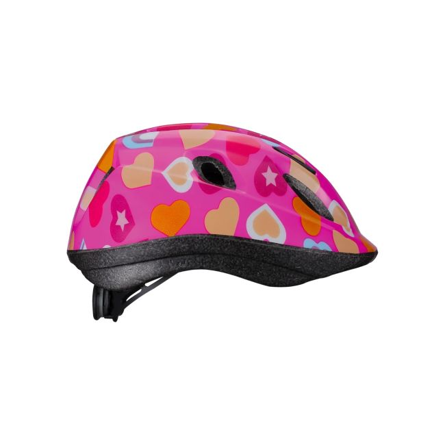 BBB - Casca ciclism pentru copii Boogy Heart BHE-375 - roz lucios model inimioare