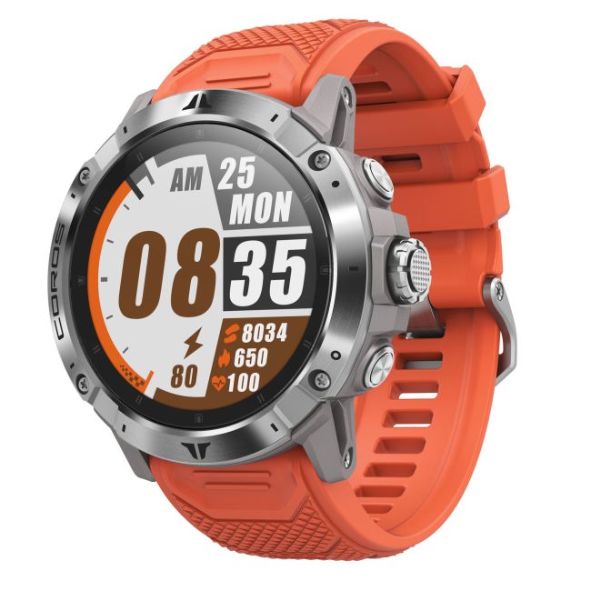 Coros Vertix 2 - ceas GPS multisport pentru aventura - lava