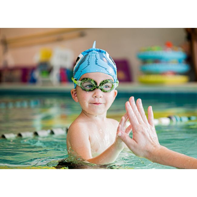 Finis - ochelari inot confortabili pentru copii (4-10 ani) Adventure Goggles - verde sarpe