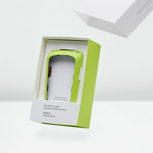 Hammerhead - carcasa colorata pentru Karoo 2 - verde lime
