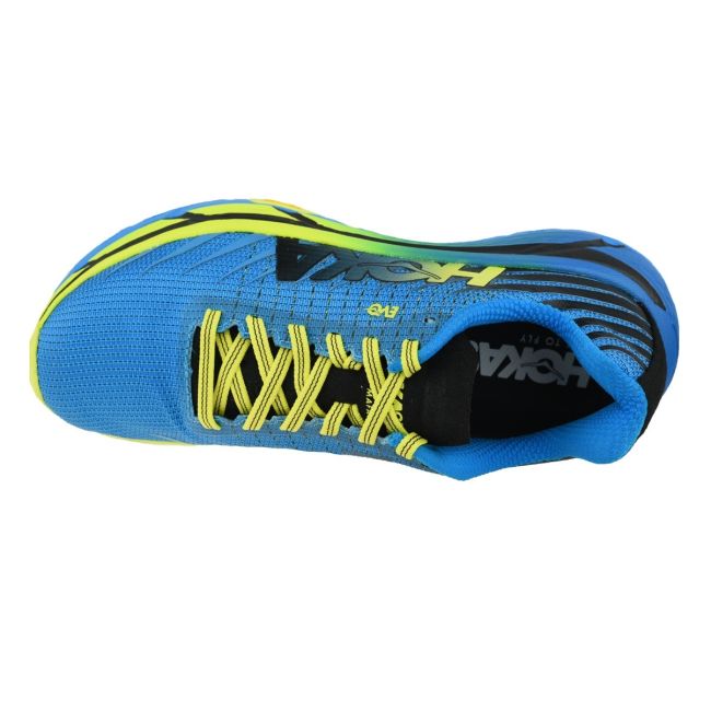 Hoka Evo Mafate - pantofi alergare pentru barbati - albastru cyan verde citrus