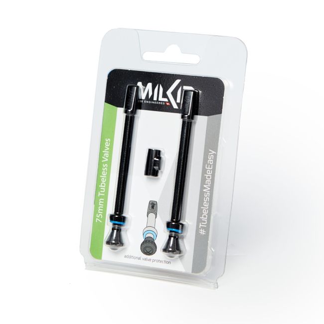 Milkit - set valve tubeless, presta 75mm