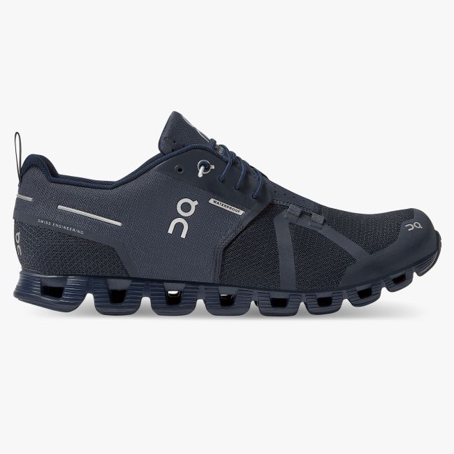 On Cloud Waterproof - pantofi alergare pentru barbati - albastru inchis navy
