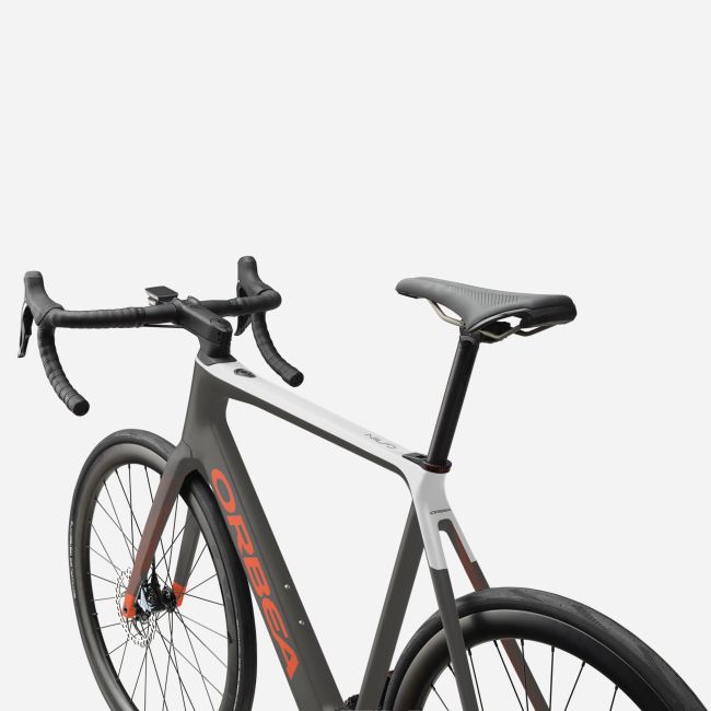 Orbea Gain M30 1X - bicicleta electrica gravel MyO custom - negru rosu alb