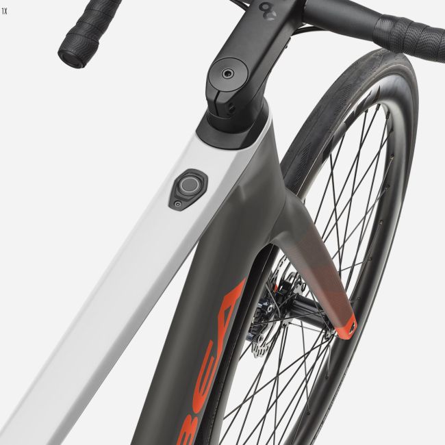 Orbea Gain M30 1X - bicicleta electrica gravel MyO custom - negru rosu alb