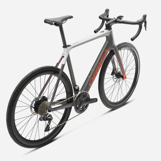 Orbea Gain M30 1X - bicicleta electrica gravel MyO custom - negru rosu alb