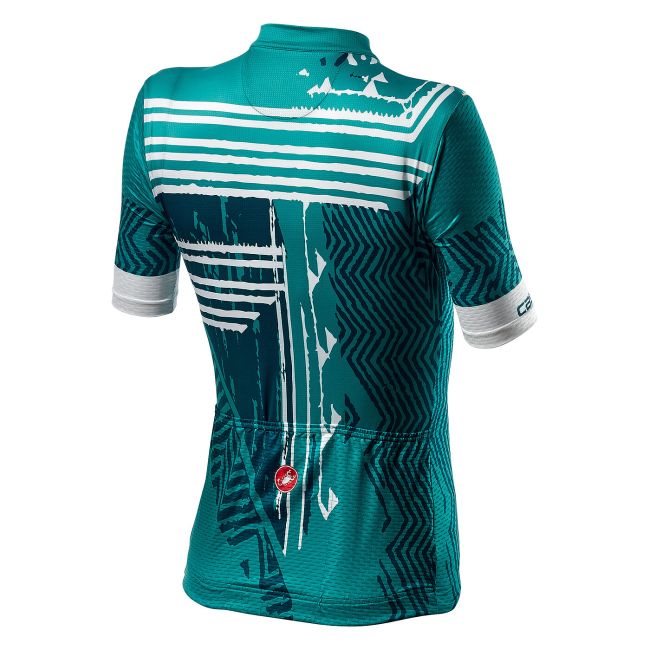 Castelli - tricou ciclism maneca scurta pentru femei Astratta Jersey - verde malachita