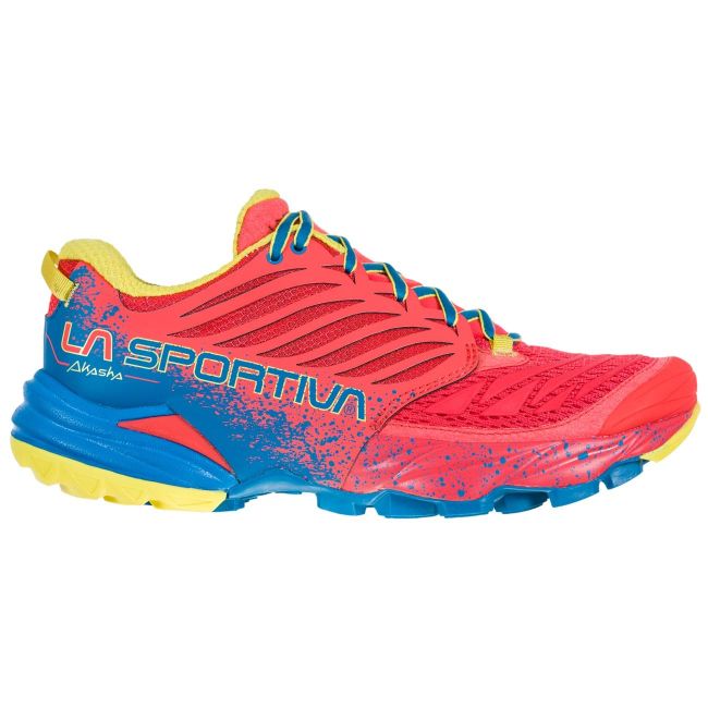 La Sportiva - Akasha pantofi alergare montana pentru femei - roz Hibiscus Albastru Neptun