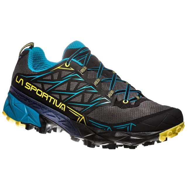 La Sportiva - Akyra pantofi alergare montana - negru Carbon albastru Tropic