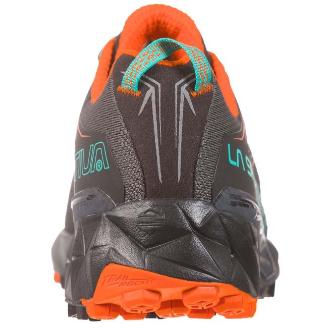 La Sportiva - Akyra pantofi alergare montana pentru femei - negru Albastru Aqua portocaliu