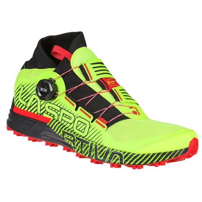 La Sportiva - Cyklon pantofi alergare montana - verde neon goji negru