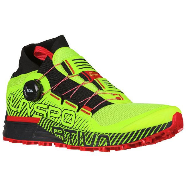 La Sportiva - Cyklon pantofi alergare montana - verde neon goji negru