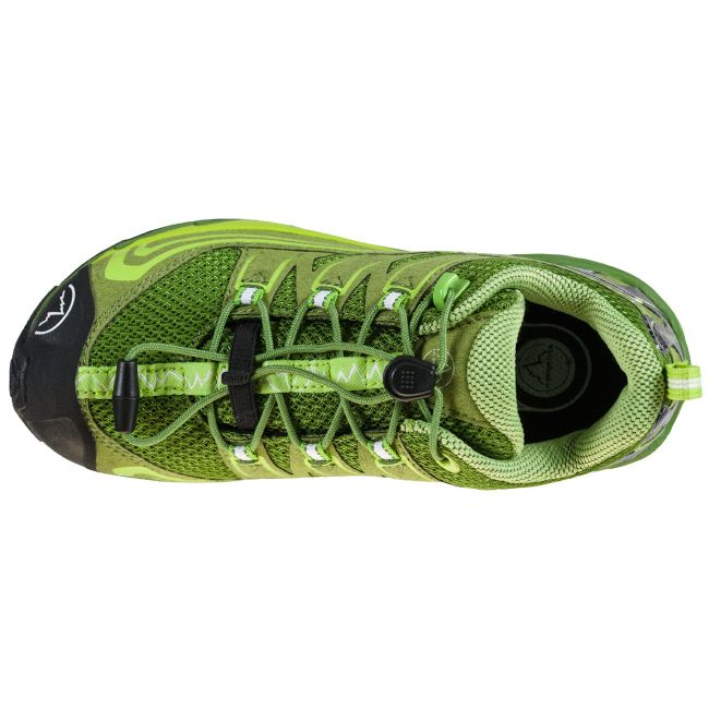 La Sportiva - Falkon Low pantofi alergare montana pentru copii - verde Kale Lime