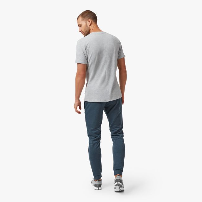 On - tricou sport maneca scurta pentru barbati On-T - gri deshis