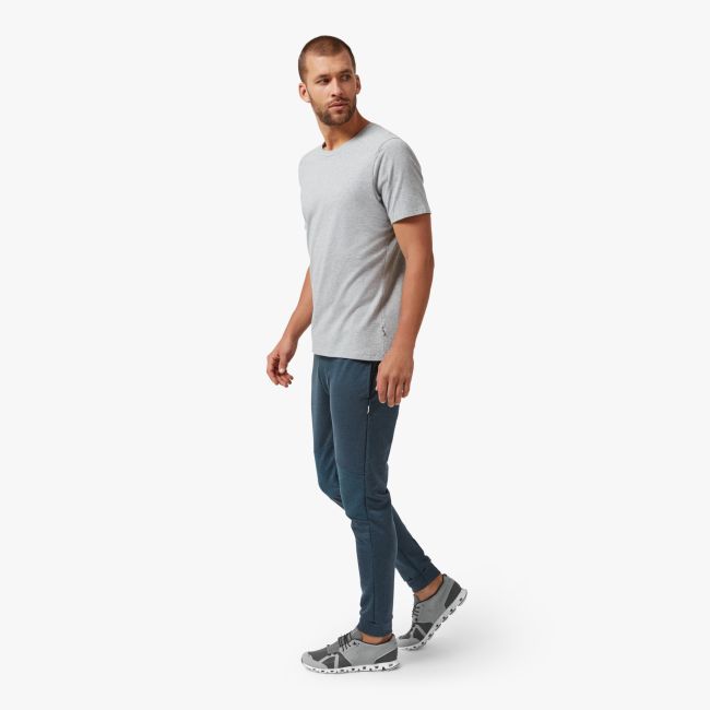 On - tricou sport maneca scurta pentru barbati On-T - gri deshis