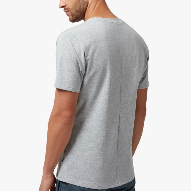 On - tricou sport maneca scurta pentru barbati On-T - gri deshis