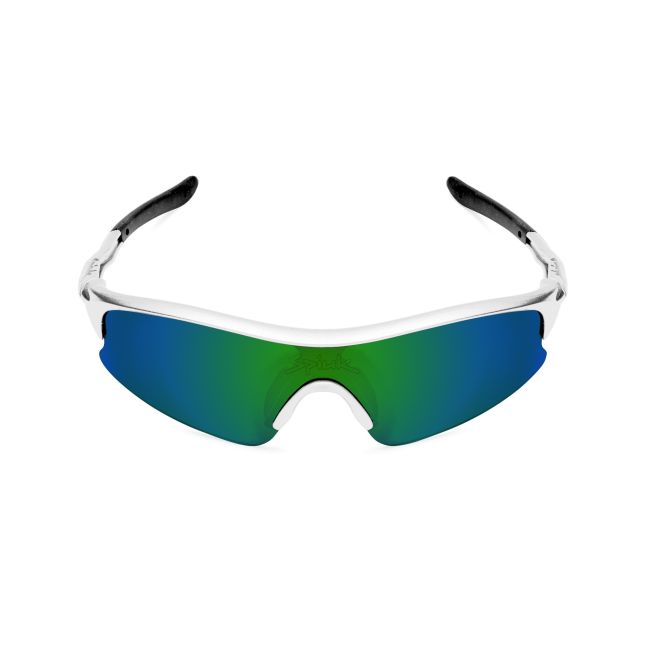 Spiuk - ochelari soare sport pentru copii Frisbee, lentile verde oglinda - rama alba