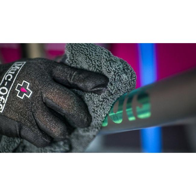 Muc-Off - Prosop din microfibra pentru polish bicicleta - gri