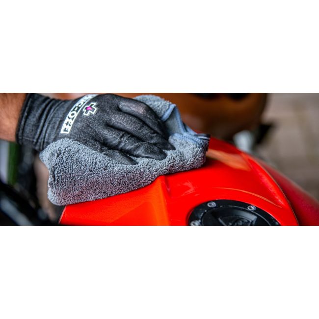 Muc-Off - Prosop din microfibra pentru polish bicicleta - gri