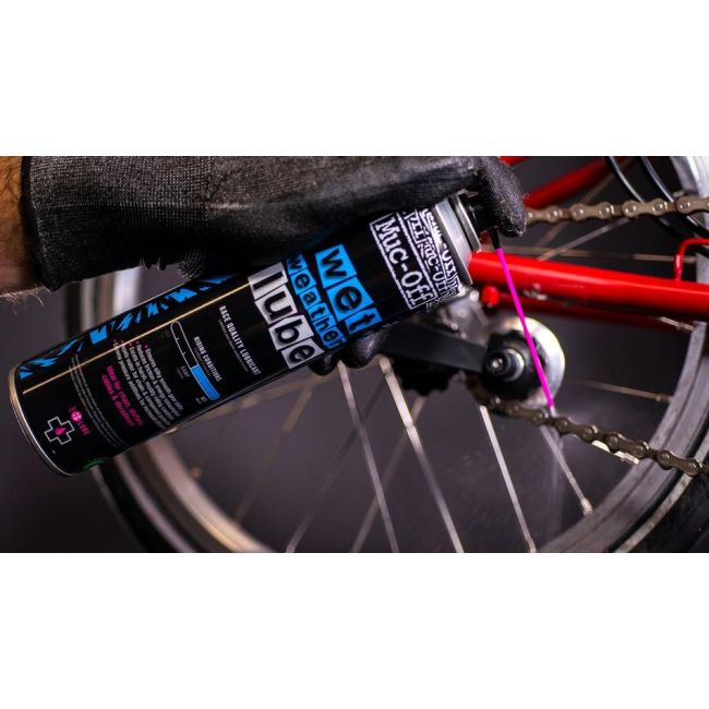 Muc-Off - Spray intretinere bicicleta (pentru ploaie si noroi) Wet Weather Lube - 400ml