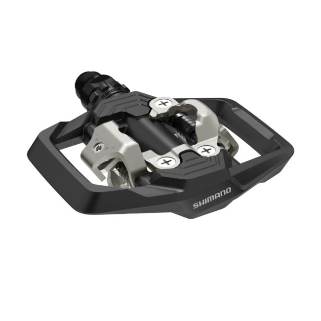 Shimano - pedale SPD MTB cu platforma PD-ME700 - negru gri