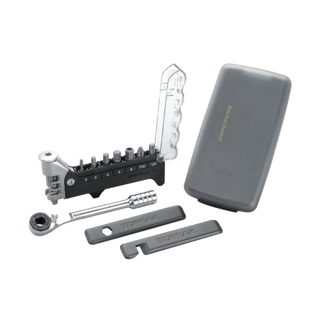Topeak - Set Mini Scule Multifunctionale Ratchet Rocket multitool – negru argintiu