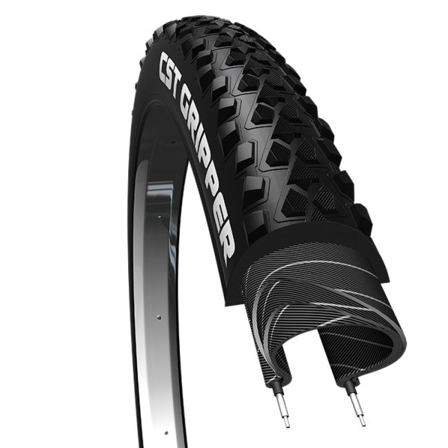 CST - anvelopa bicicleta MTB 26", Gripper C1879, 26x2.1 - 52-559 - negru