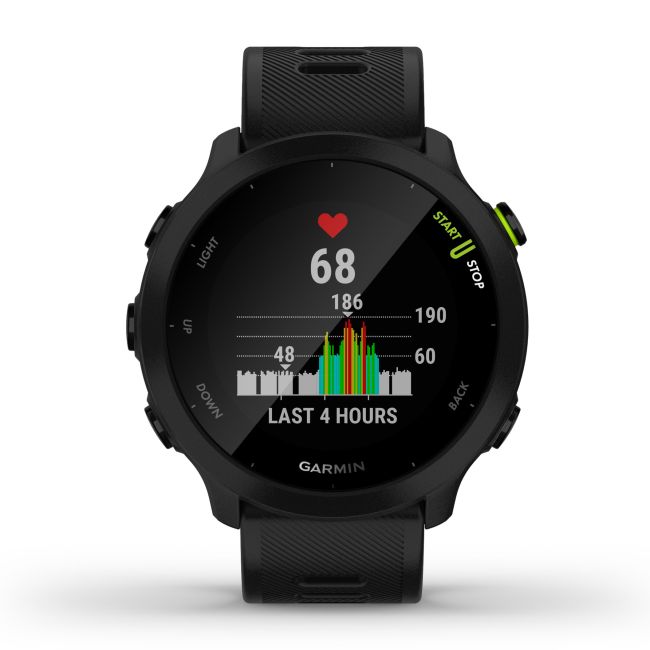 Garmin Forerunner 55 - ceas inteligent pentru alergare si bicicleta - negru