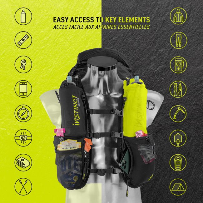 Instinct Trail - vesta alergare - XX 24L + 2x HydraPack 600ml