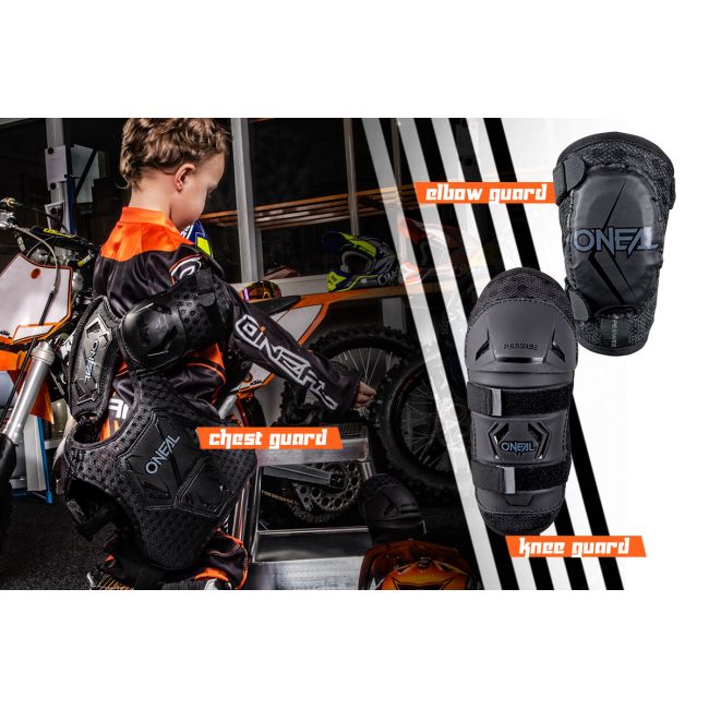 O-Neal - protectie genunchi ciclism (genunchiere) pentru copii Peewee Elbow Guard - negru