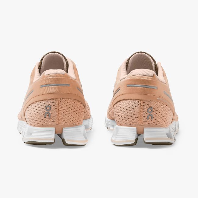 On Cloud - pantofi alergare pentru femei - portocaliu deschis Rosebrown Camo