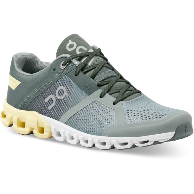 On Cloudflow pantofi alergare pentru femei - verde limelight galben