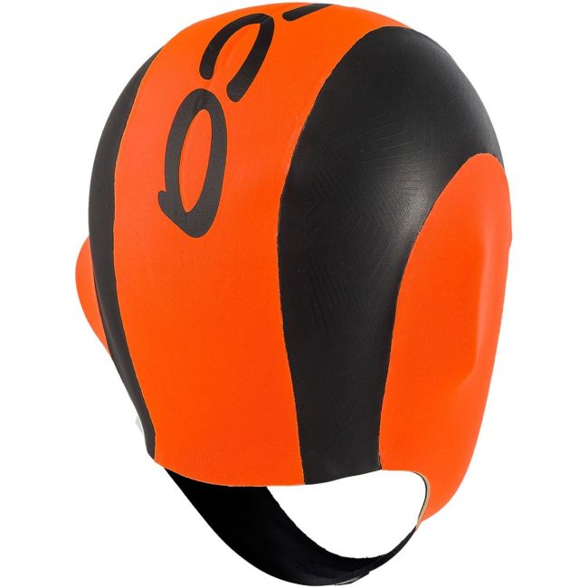 Orca - casca din neopren pentru inot Neo Thermal Swimcap - portocaliu negru
