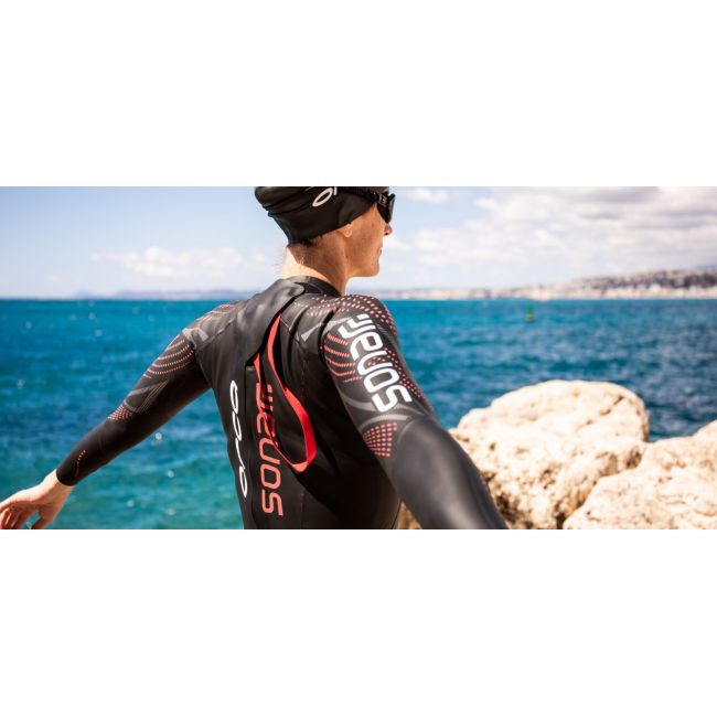 Orca - costum neopren triatlon pentru femei Sonar Wetsuit - negru roz