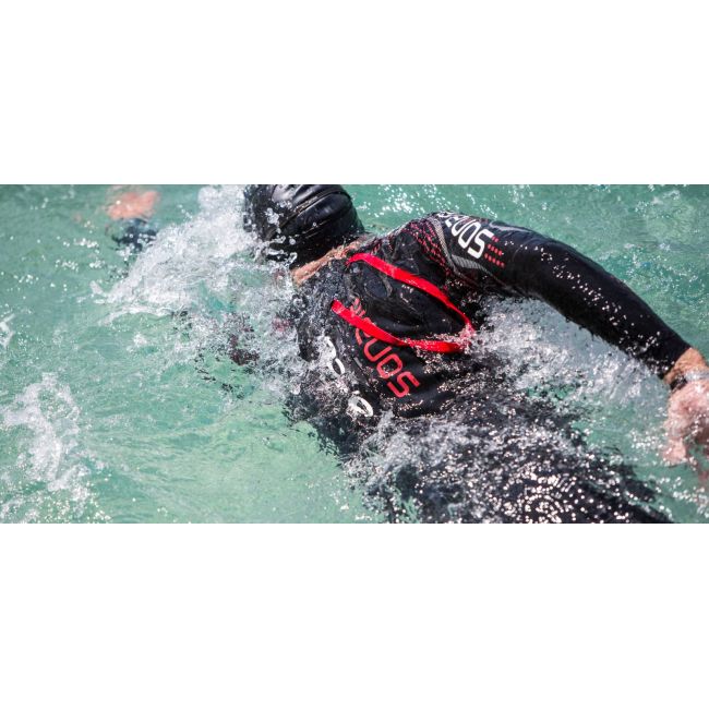 Orca - costum neopren triatlon pentru femei Sonar Wetsuit - negru roz