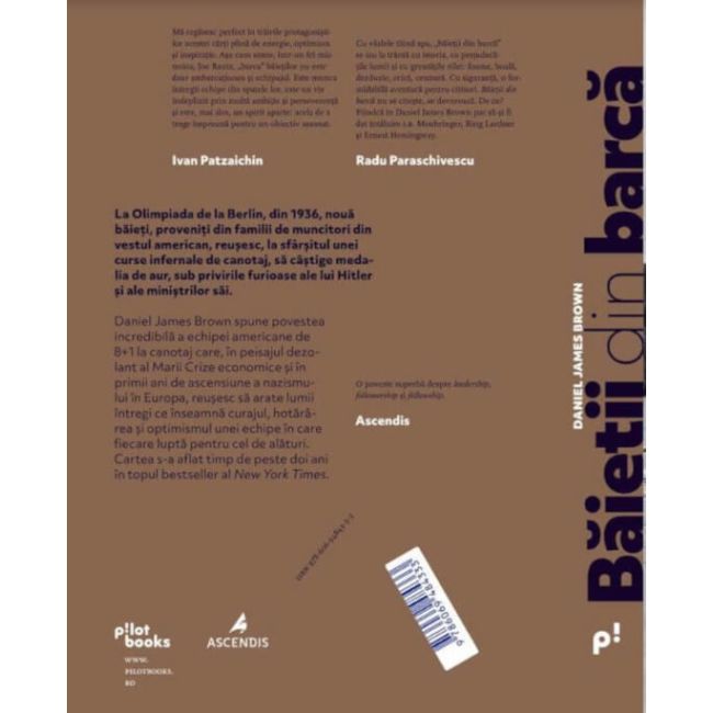 Pilot Books - Baietii din barca (autor Daniel James Brown)