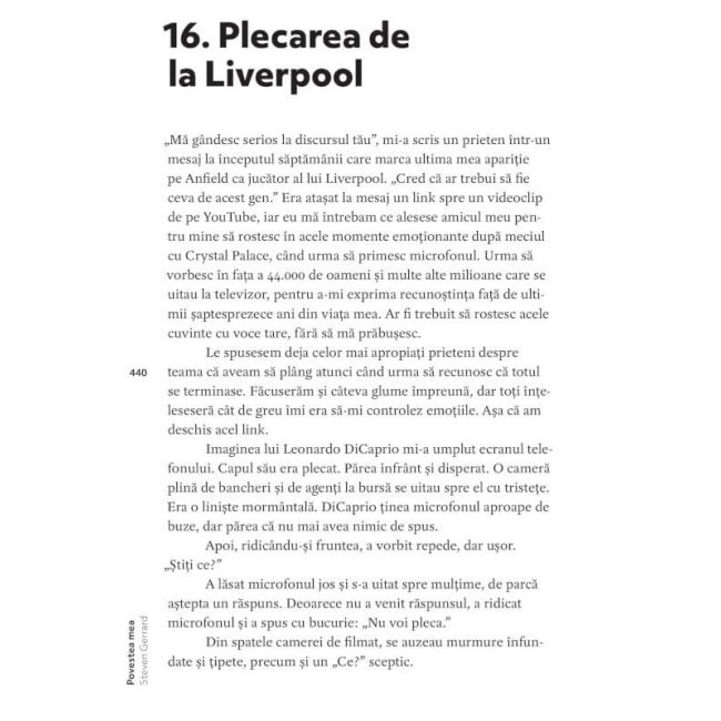Pilot Books - Povestea mea (autor Steven Gerrard)