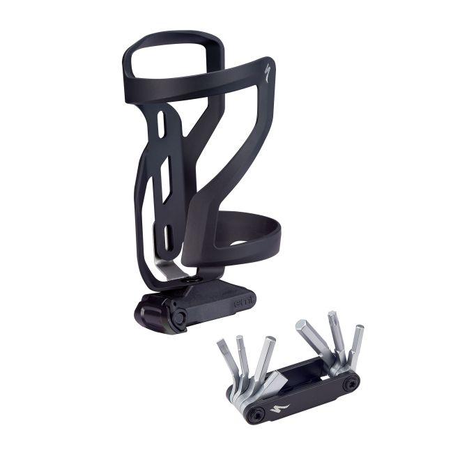 Specialized - suport bidon apa cu multitool Zee Cage II With Tool, right - negru mat