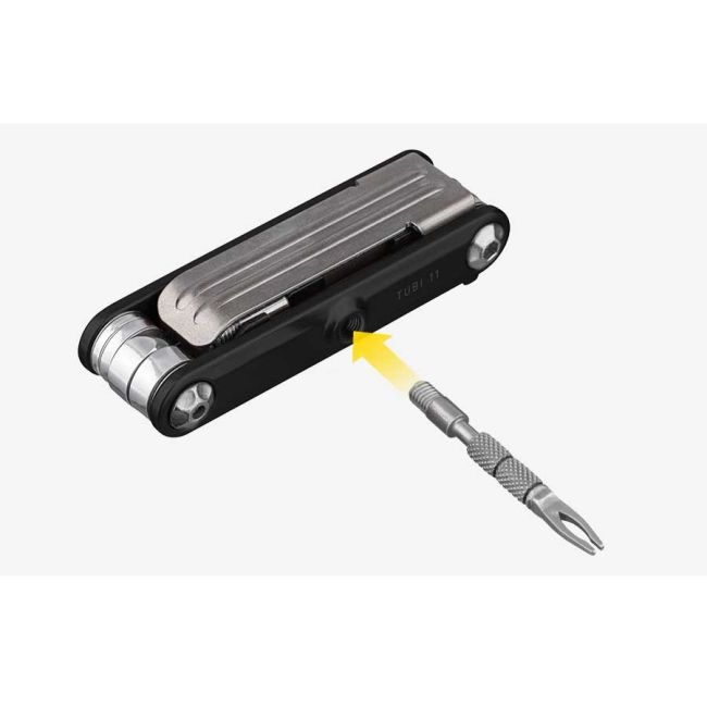 Topeak - Set unelte Bicicleta, antipana tubeless Tubi 11 Combo multitool - argintiu auriu