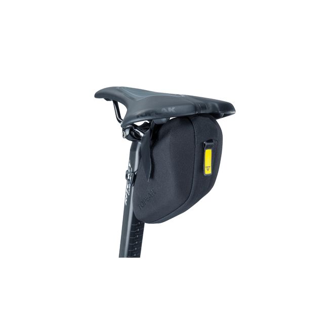 Topeak - geanta sa bicicleta Dynawedge cu prindere sub sa tip universal Velcro si banda guma, marime mica - negru